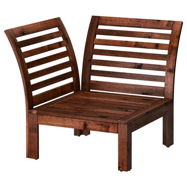 Садовый модульный диван с 2-мя спинками