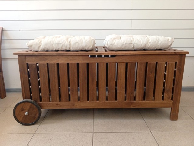 Декоративная садовая подушка 50х50см, бежевая