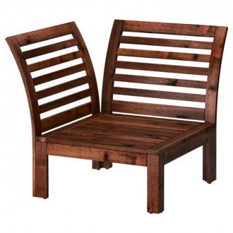 Садовый модульный диван с 2-мя спинками